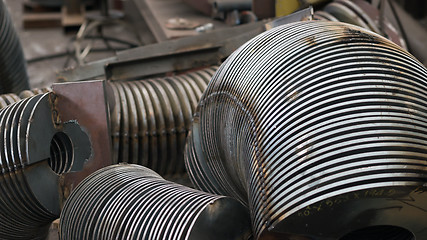 Image showing Industrial parts at a factory