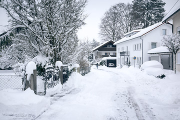 Image showing typical winter scenery