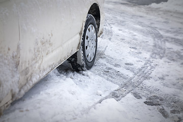 Image showing car in snow