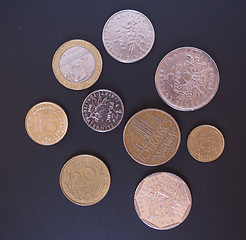 Image showing French Franc coin