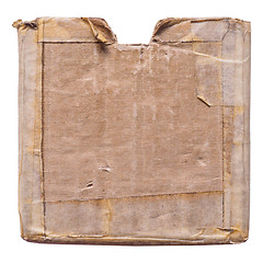 Image showing Grunge cardboard box