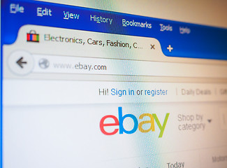 Image showing Ebay home page