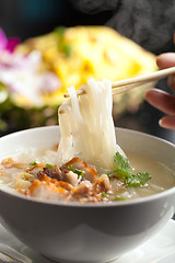 Image showing Thai Soup with Pork