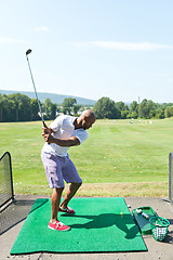 Image showing Driving Range Swing