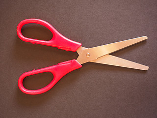 Image showing Red scissors