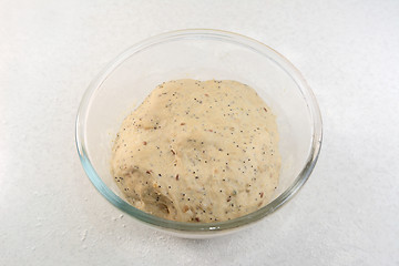 Image showing Risen bread dough