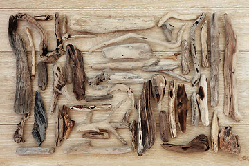 Image showing Driftwood Collage