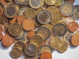 Image showing Euro coins