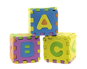 Image showing English Alphabet puzzle