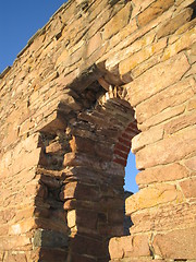 Image showing Detail of the Margaretha church ruins in Maridalen, Oslo