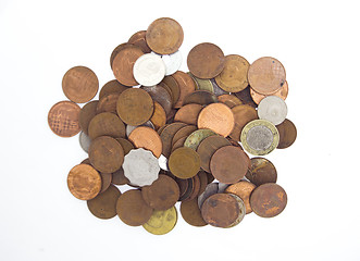 Image showing Old coins background