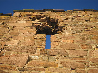 Image showing Detail of the 13th century Margaretha church ruins in Oslo