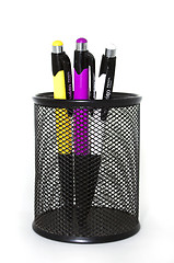 Image showing pen and pencils container