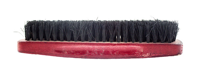 Image showing Shoe polish and brush 