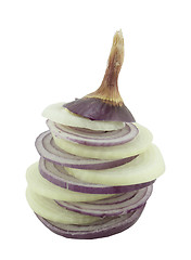 Image showing Sliced  onion