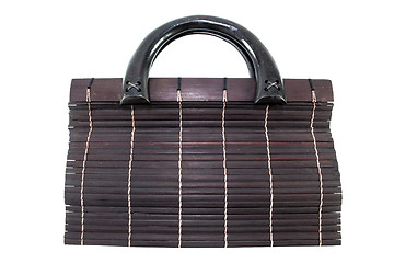 Image showing Handmade wicker bag 