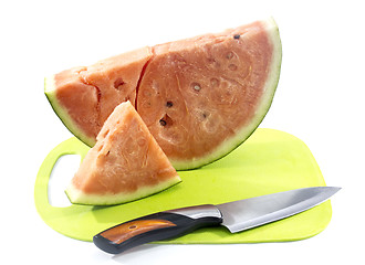 Image showing Slices of watermelon