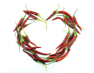 Image showing heart of chili pepper 