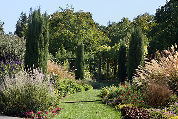 Image showing Beautiful formal garden