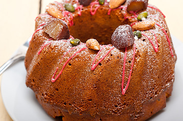 Image showing chestnut cake bread dessert