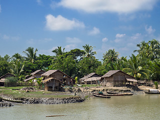 Image showing Rural village in Myanmar