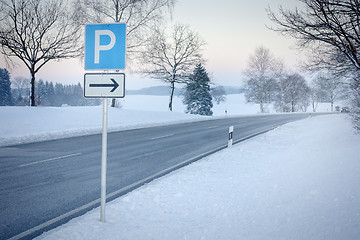 Image showing winter road