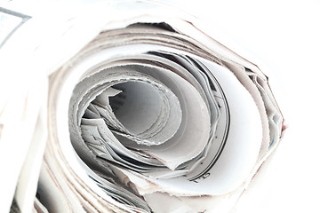 Image showing newspaper roll