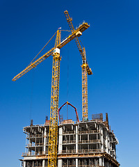 Image showing Construction of a high rise building