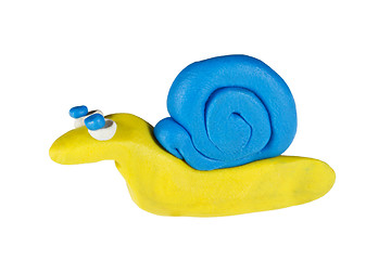 Image showing Snail created from plasticine