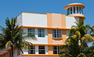 Image showing South Beach art deco building in Miami, Florida