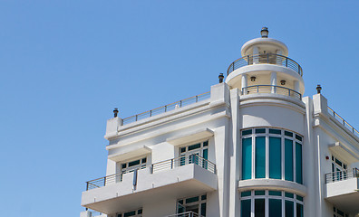 Image showing South Beach art deco building in Miami, Florida