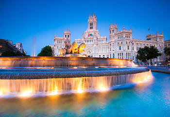 Image showing Plaza de Cibeles, Madrid, Spain.