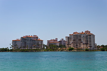 Image showing Luxury condominiums on Fisher Island in Miami, Florida