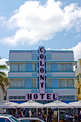 Image showing South Beach art deco building in Miami, Florida