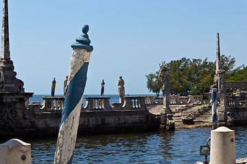 Image showing Renaissance style luxury ship dock 