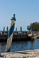 Image showing Renaissance style luxury ship dock 