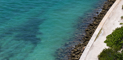 Image showing Quiet seashore in Florida