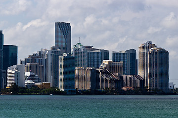 Image showing Miami skyline on a sunny day