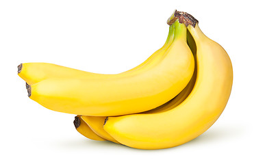 Image showing Bunch Of Bananas Upend