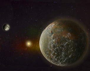 Image showing Alien Solar System