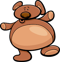Image showing teddy bear cartoon illustration