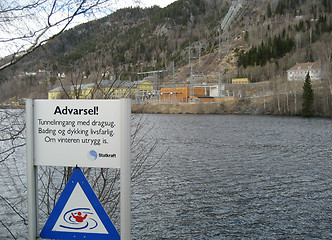 Image showing Hydroelectric powerplant and dam, Norway