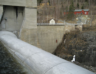 Image showing Norwegian hydroelectrical dam