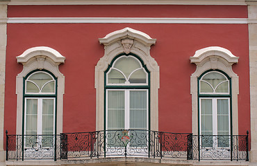 Image showing Stylish house facade