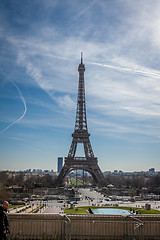 Image showing Eiffel Tower in Paris