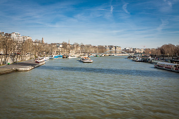 Image showing View over the rooftops of Paris