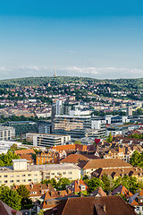 Image showing Scenic rooftop view of Stuttgart, Germany