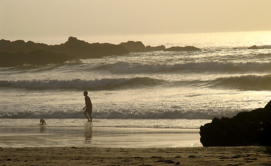 Image showing At the beach