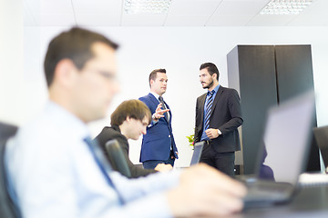 Image showing Business people in modern office.