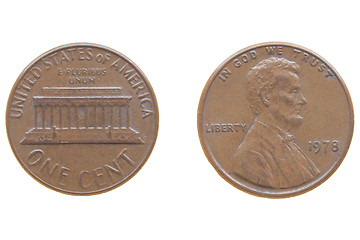 Image showing One cent coin